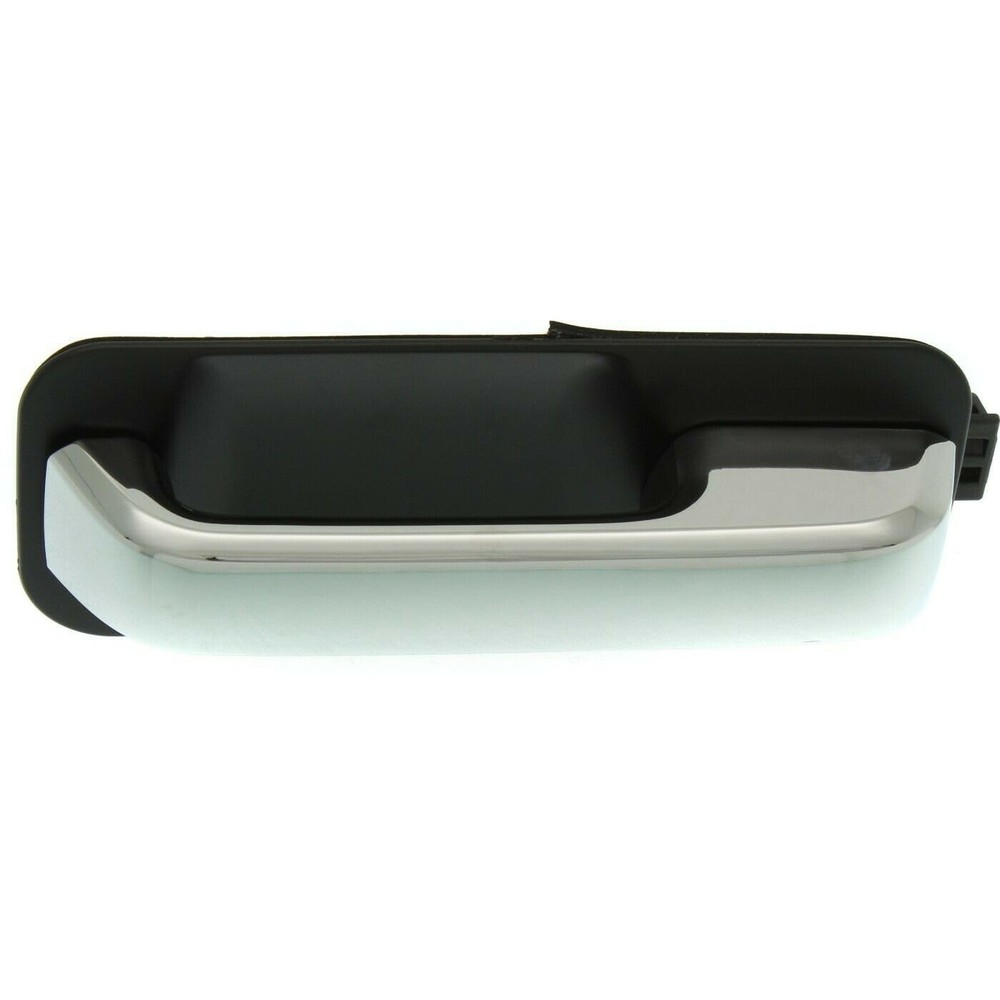 Door Handle Exterior Front Rear Passenger Side Black Chrome Without Power Lock