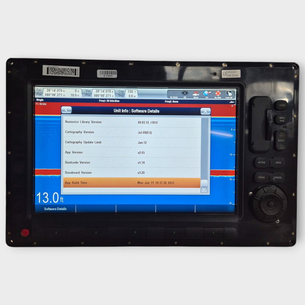 Raymarine E120W Widescreen Multifunction Display E62223-EU *CORE ONLY* Tested