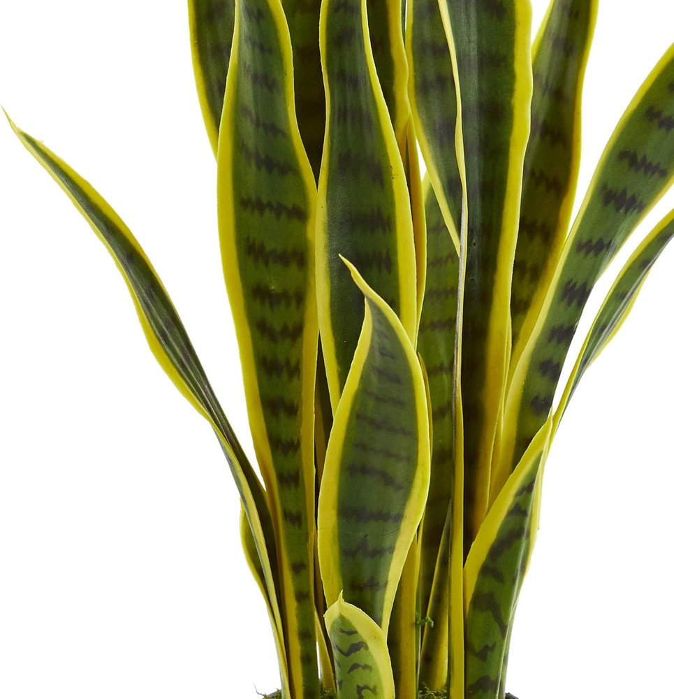 26 In. Sansevieria Artificial Silk Plants, Green