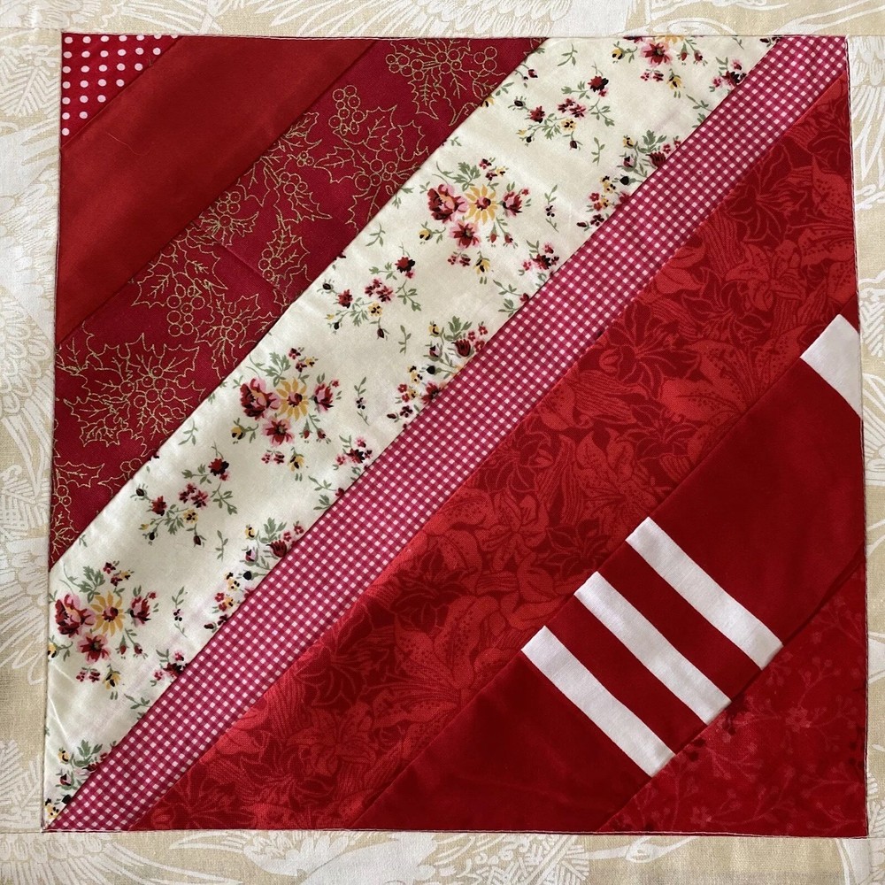 Handmade Patchwork Cotton Quilt Lightweight No Wadding / Batting 125 cm x 125 cm