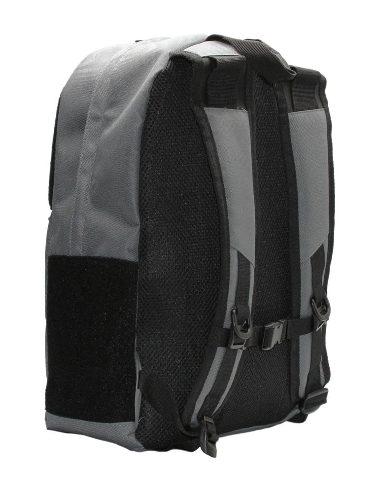 HEDiGEAR Base Backpack (Gray) – Medium 17L Backpack with Hook & Loop Panels f...