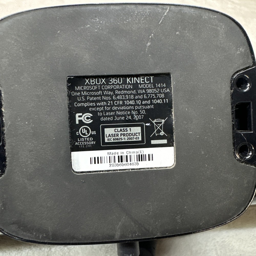 Xbox 360 Kinect Camera - Microsoft - Tested & Working - 3D Scanner