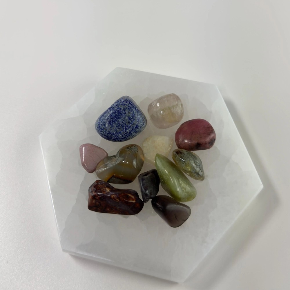 Selenite Hexagon Plate