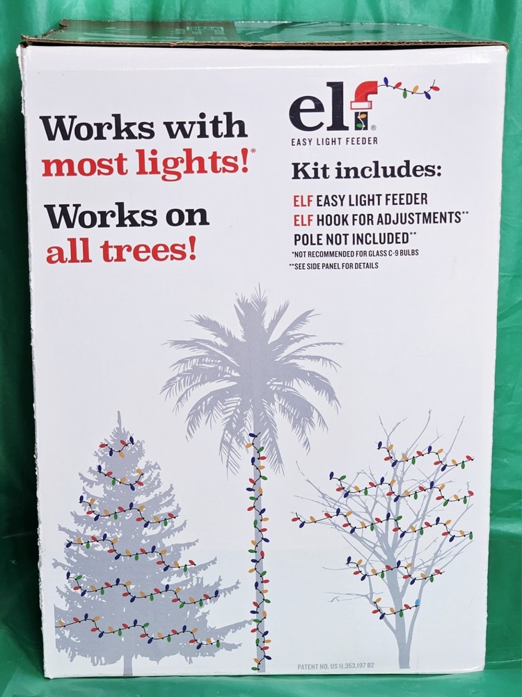 ***Elf Easy Christmas Tree Light Feeder Easy Decoration Tool Attachment***