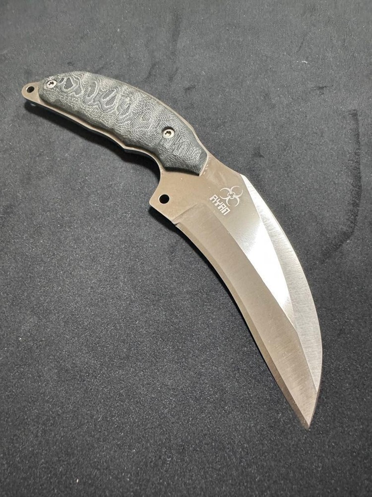 Steve Ryan survival knife fixed fighter with sheath