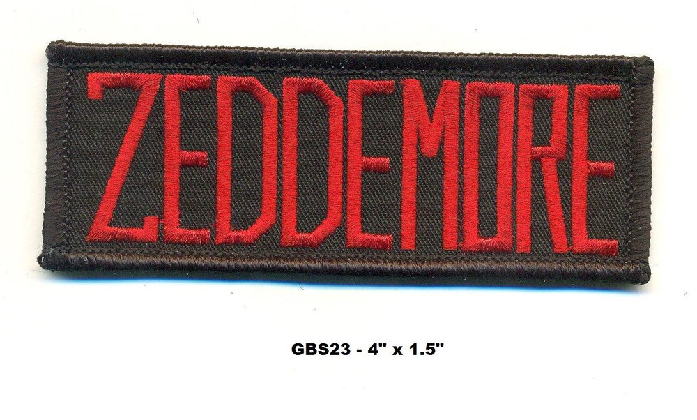 ZEDDEMORE KIDS SIZE NAME PATCH - GBS23