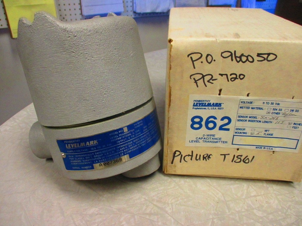PENBERTHY LEVELMARK 862 Sensor Model SCX248 11-30VDC Level Transmitter (NIB)
