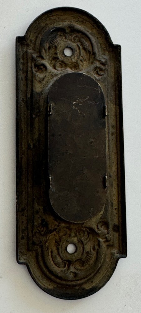 Antique Yale & Towne Hardware Pocket Door Pull - Brass