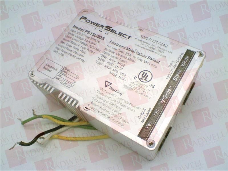 POWER SELECT BALLASTS PS13U90S / PS13U90S (USED)
