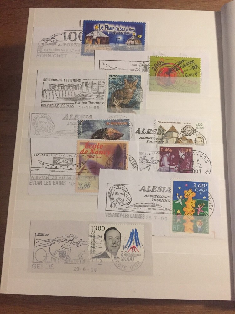 Stamp complete binder of 185 stamps
