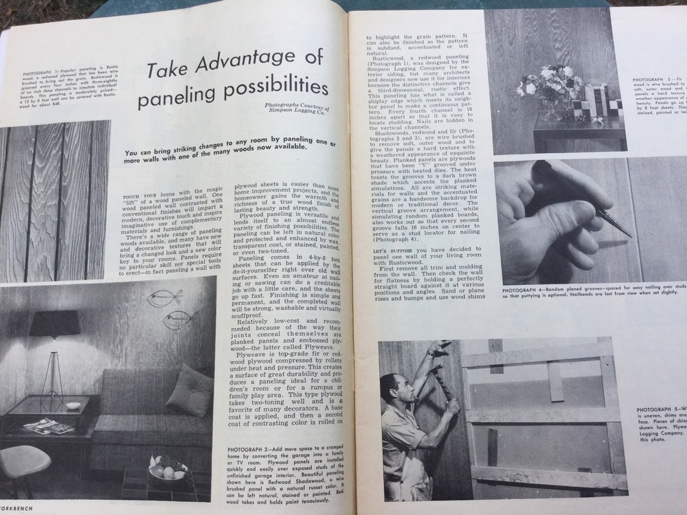 Vintage 1959 Workbench Magazine