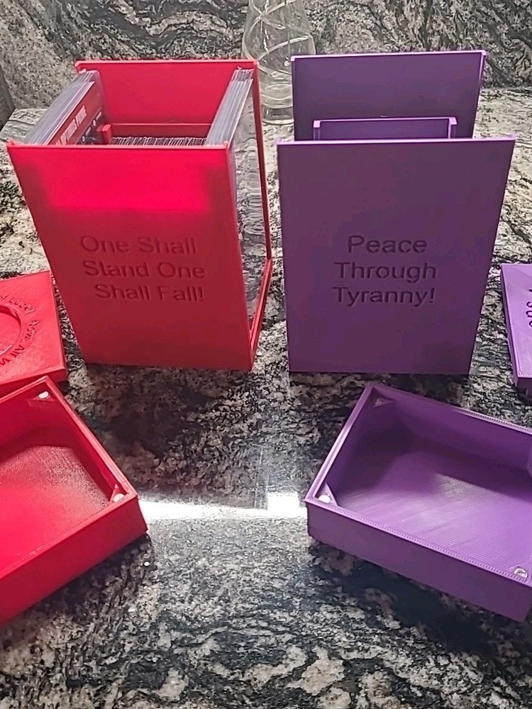 Transformers TCG Magnetic Deck Boxes Autobot And Deception