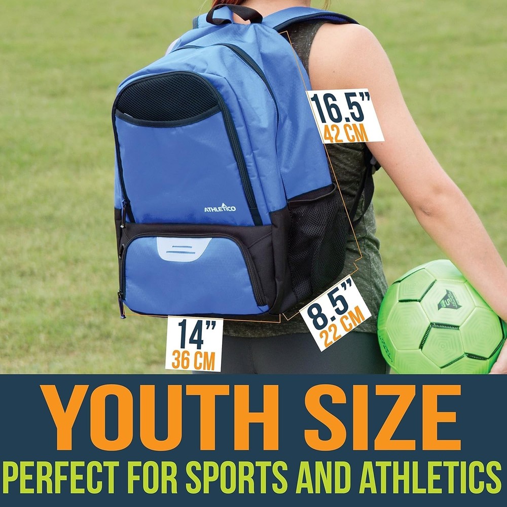 Multi-Sport Backpack with Ball and Cleat Compartment