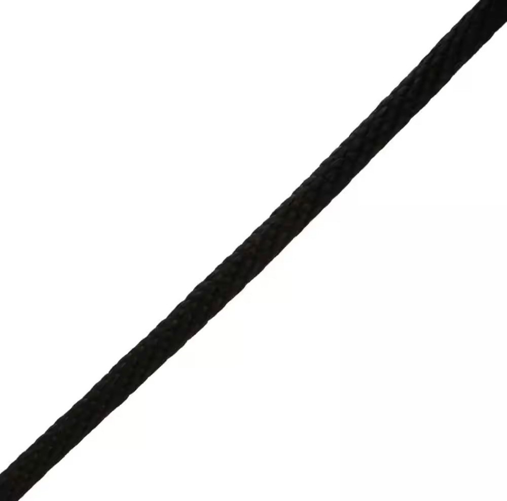 Everbilt- 5/8 in. x 200 ft. Black Solid Braided Polypropylene Rope