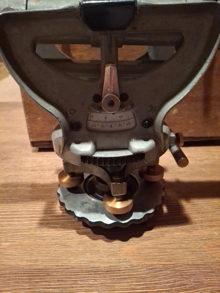 K&E / Keuffel & Esser Transit Surveyor Scope w/ Case