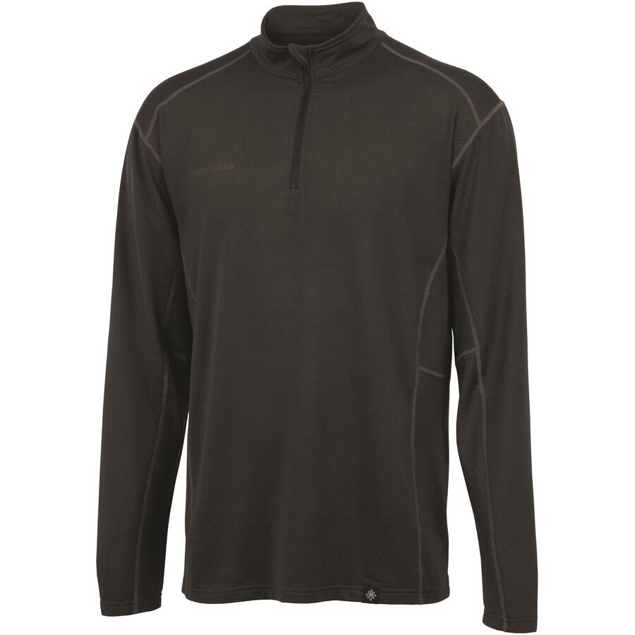 Firstgear Medium Base Layer Long Sleeve Shirt - Dark Grey, Small