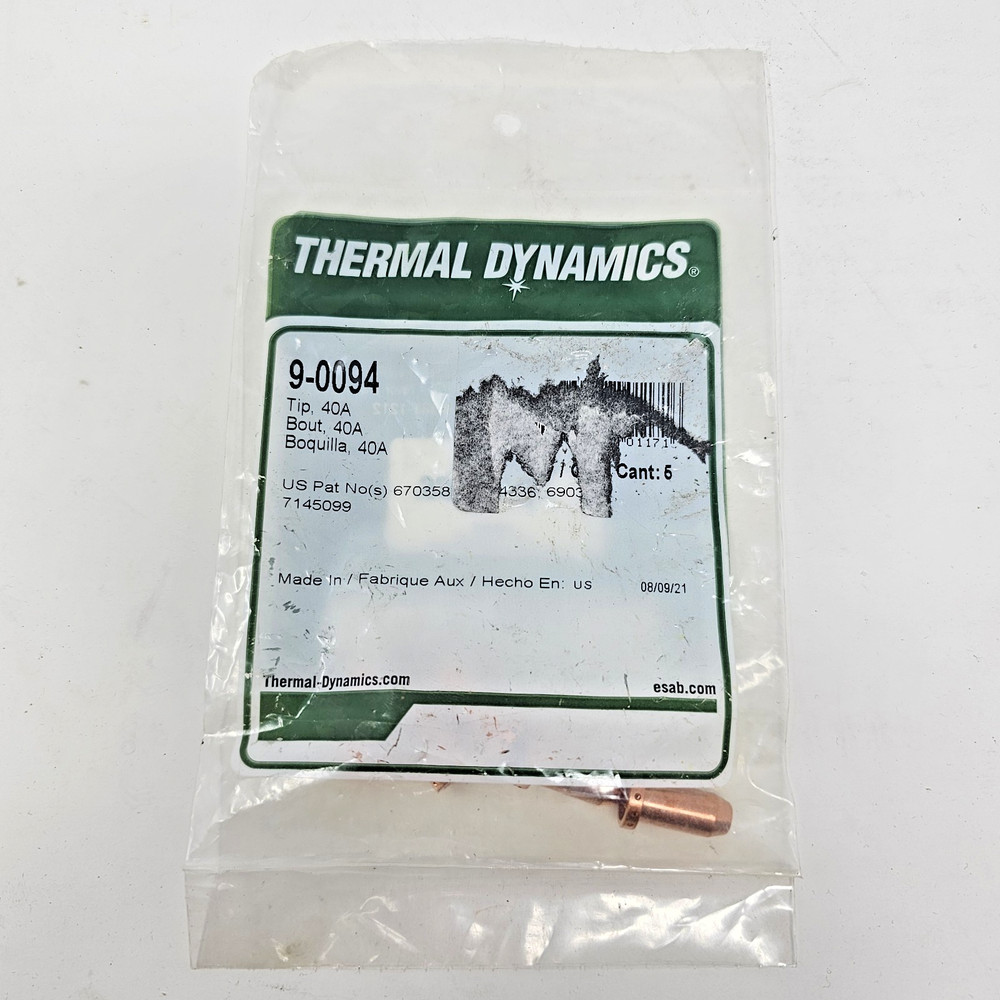 THERMAL DYNAMICS 9-0094 TIP 40A (5/PKG)