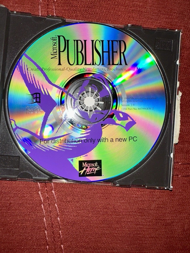 Vintage NEC Microsoft 95 Software CD bundle