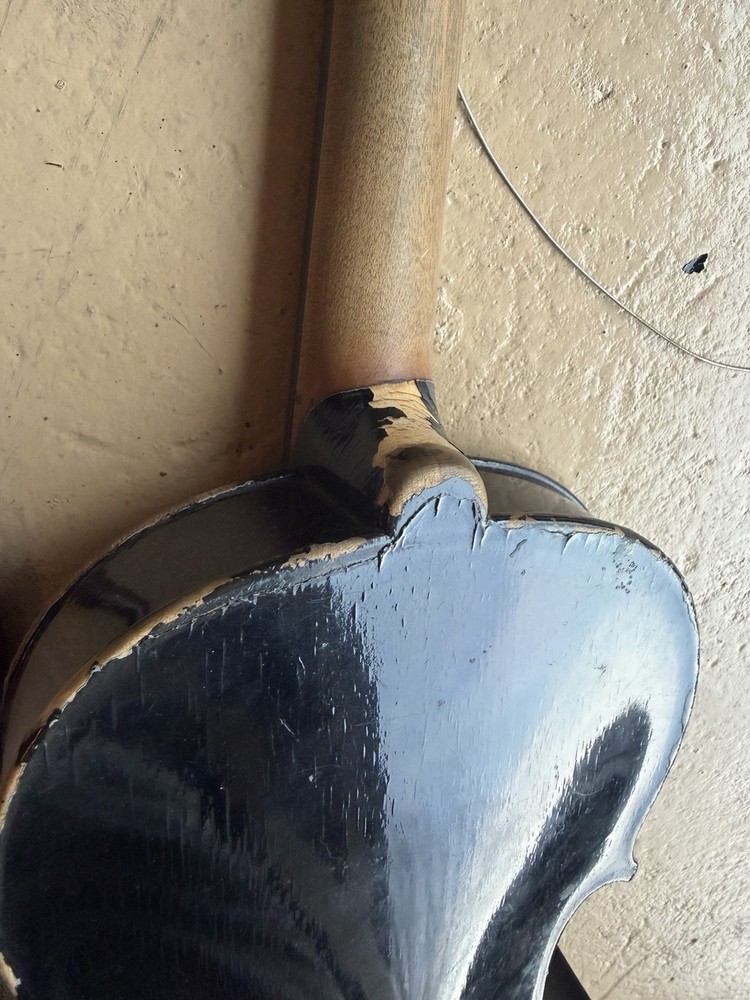 Barcus-Berry Electric Violin Black Polished 4-String needs work