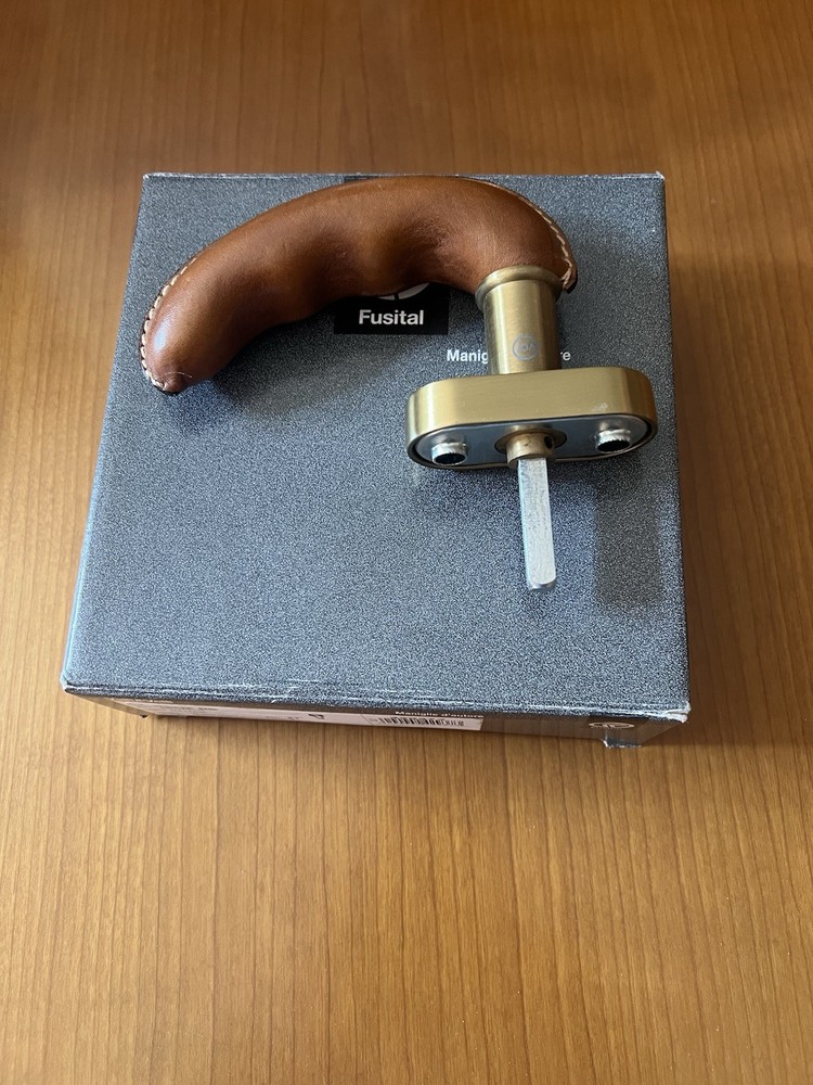 Brown Brass Leather Coated Handle