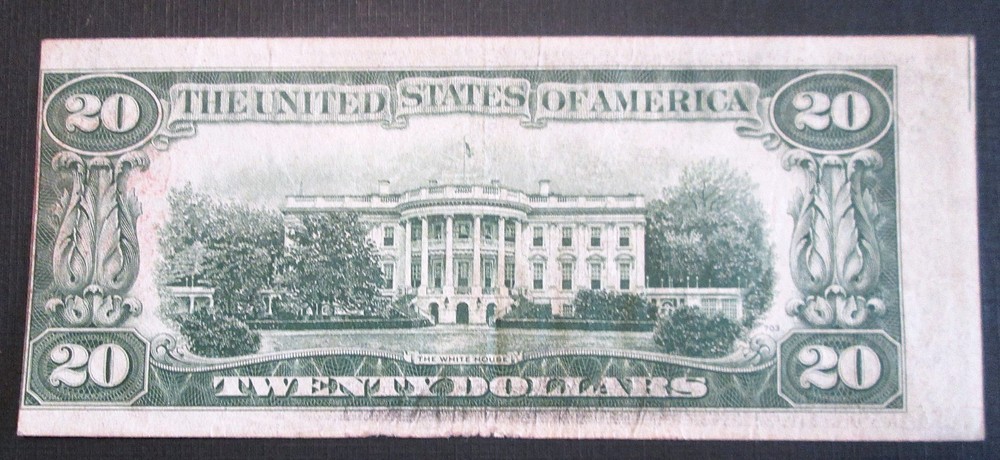 1950 $20 Dollar ERROR Note Misaligned Reverse !!! NEW, LOW Price!!!
