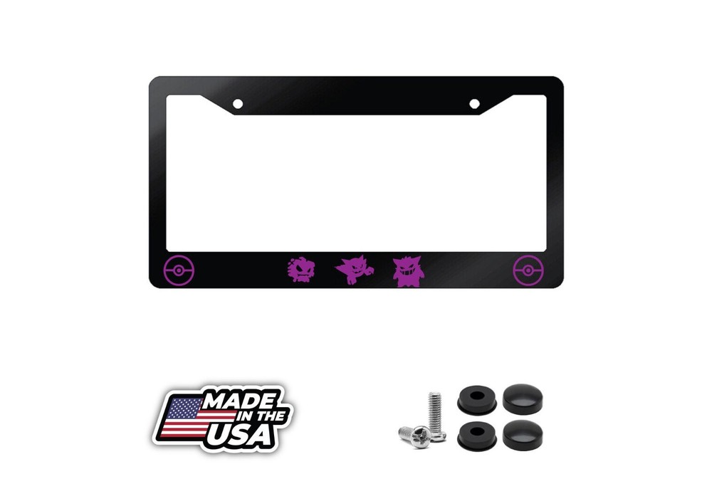Ghastly Bottom High Quality Glossy Black Plastic Frame Pokemon