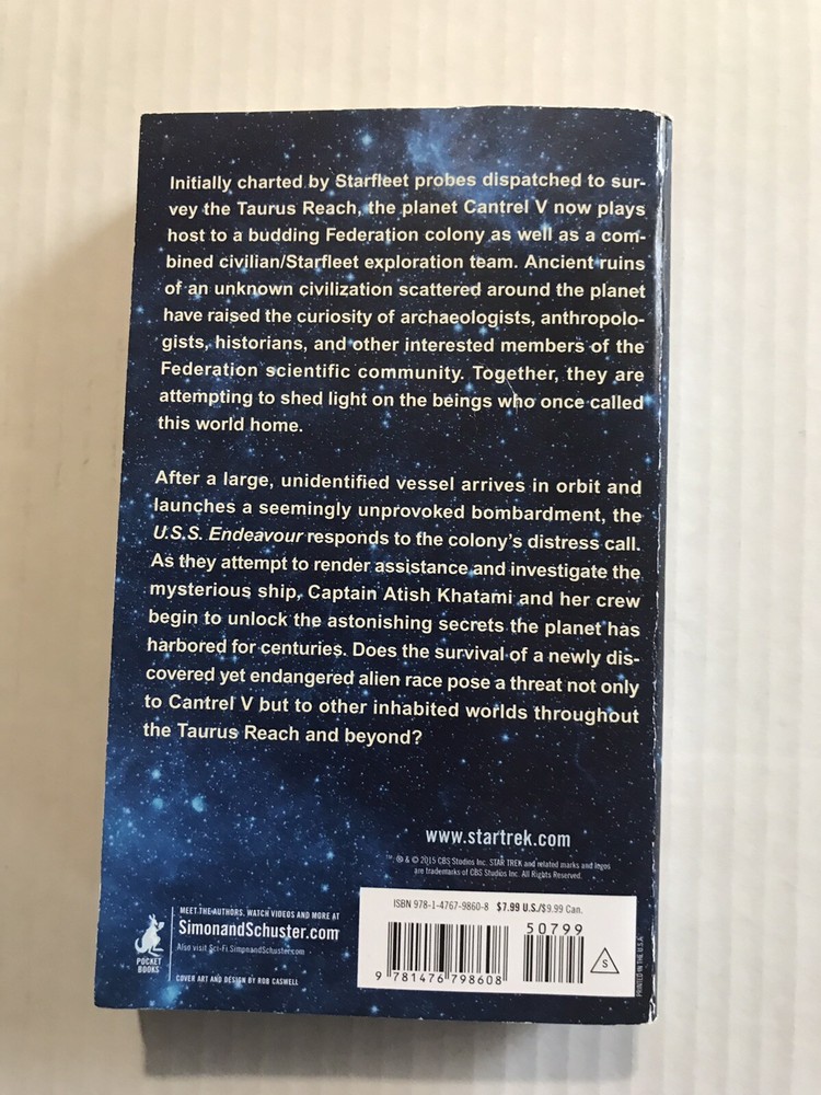 Star Trek 5 Book Paperback Bundle, Pre-Owned