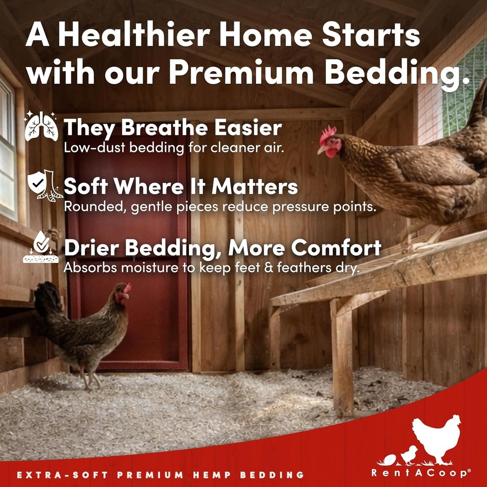 Extra-Soft Premium Hemp Bedding 300L – Super Absorbent, Low Dust