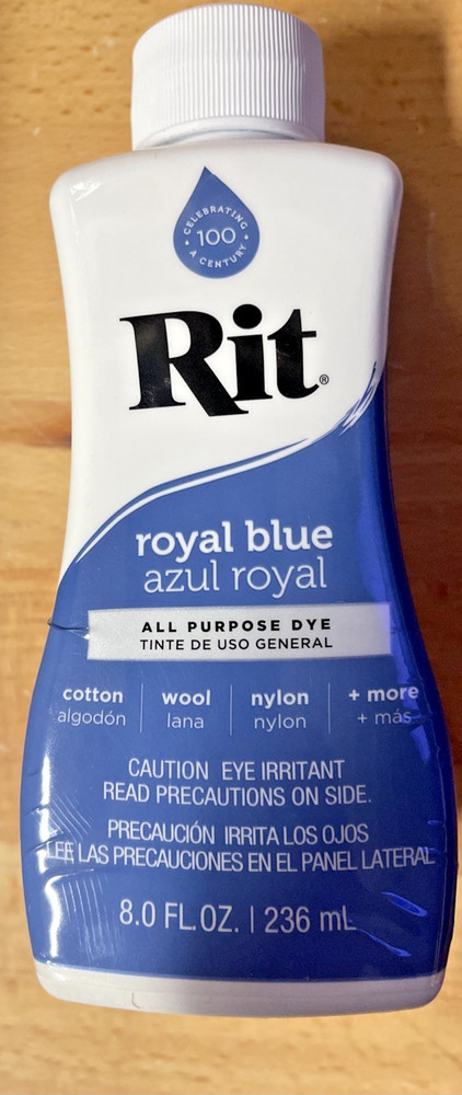 Rit Purpose Liquid Dye, 8 Oz, Royal Blue
