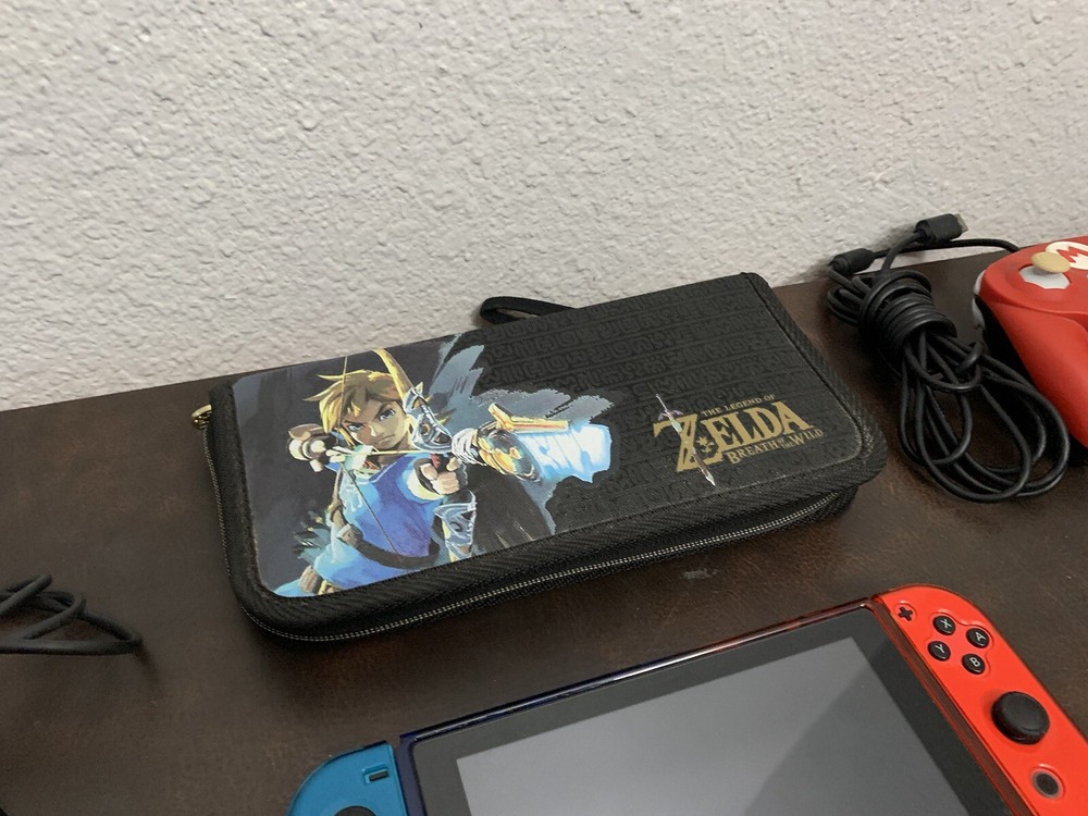 Nintendo Switch Console With A Bunch Of Stuff