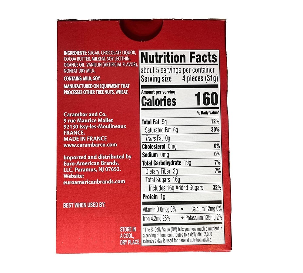 Terry's Dark Chocolate Orange 5.53 oz 12 pack