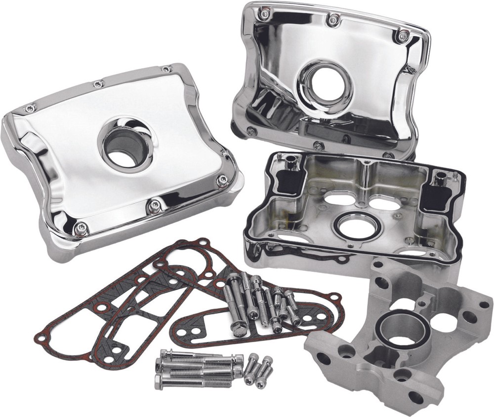 Rocker Cover Kit - Style: Chrome