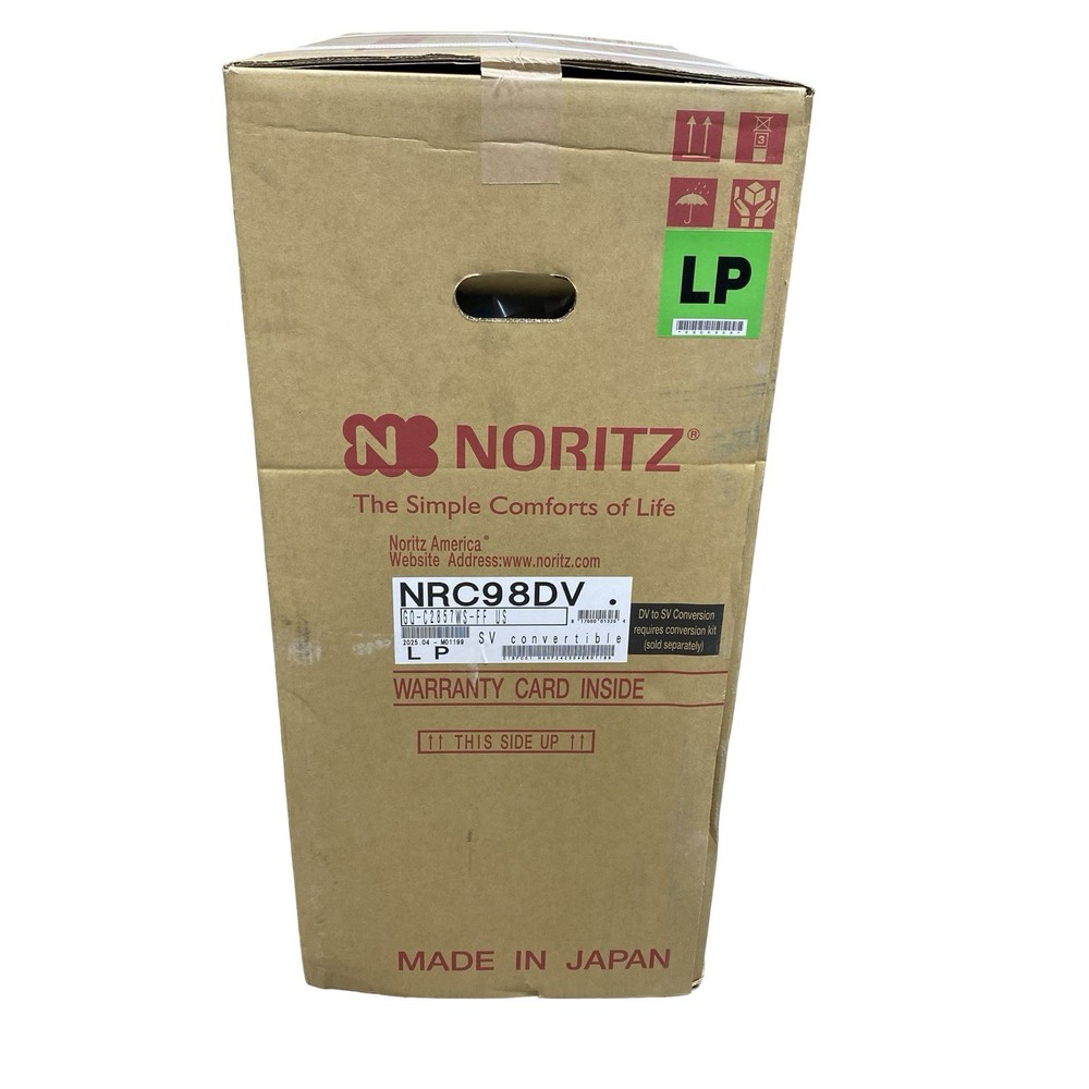 Noritz NRC98-DV-LP ecoTough Series 8.4 GPM 180,000 BTU 120 Volt - Liquid Propane