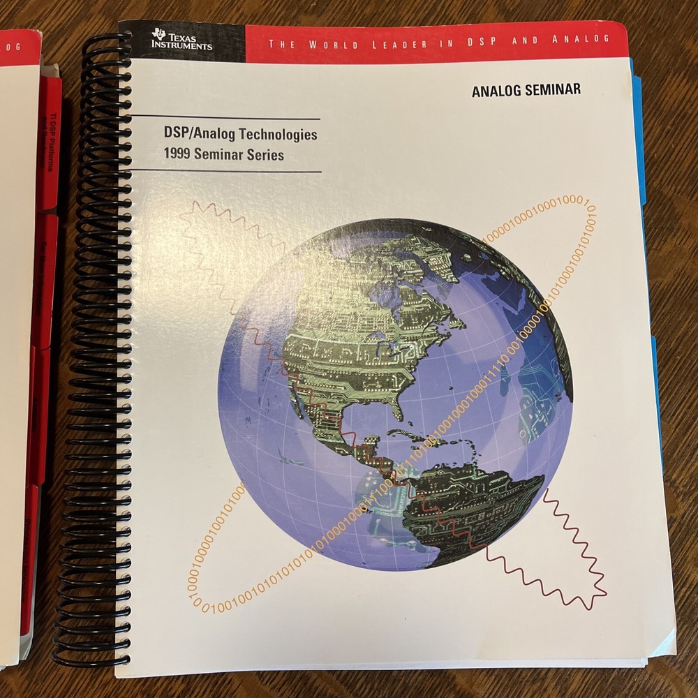 DSP Analog Technologies 1999 Seminar Series Coursebooks Set 2 Texas Instruments
