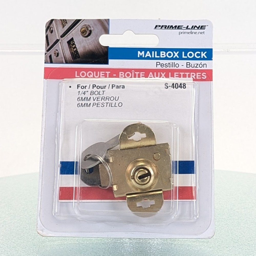 Prime-Line Child Safe Mailbox Deadbolt Lock S-4048