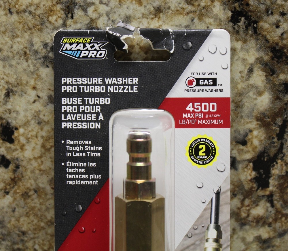 Surface Maxx Pro 936071 Pressure Washer Pro Turbo Nozzle