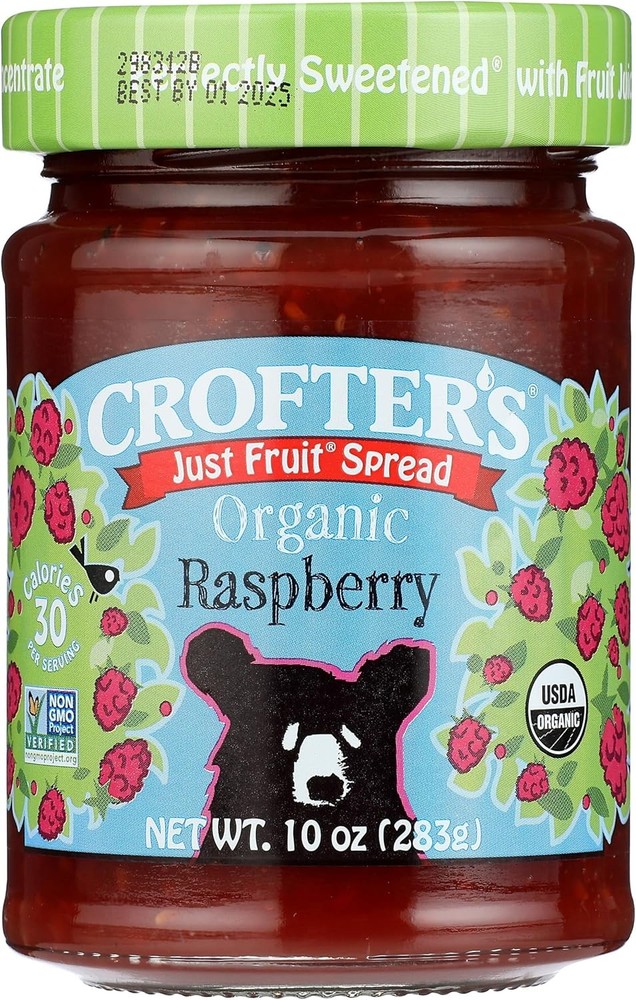 Crofter's Organic Raspberry Fruit Spread, Jar