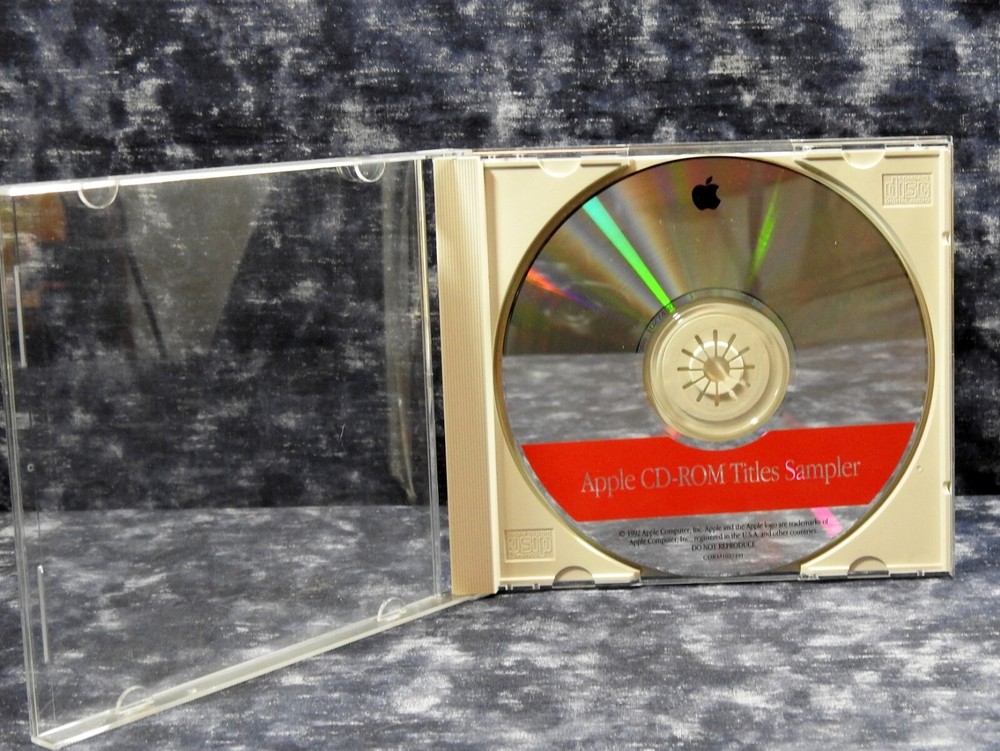 Vintage Apple Computer CD-ROM Titles Sampler 1992