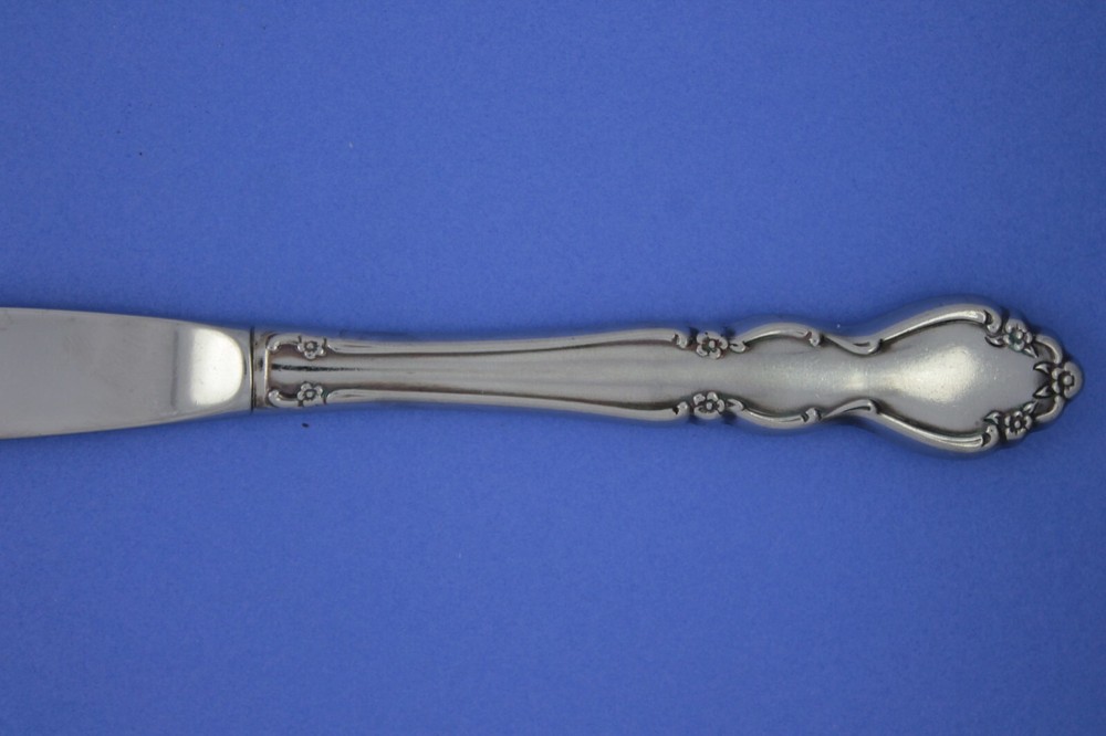 Oneida Stainless Flatware Dover Pattern Modern Hollow Dinner Knife 9"