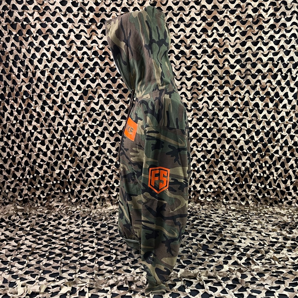 New First Strike Pull Over Hooded Sweatshirt - Camo - Medium