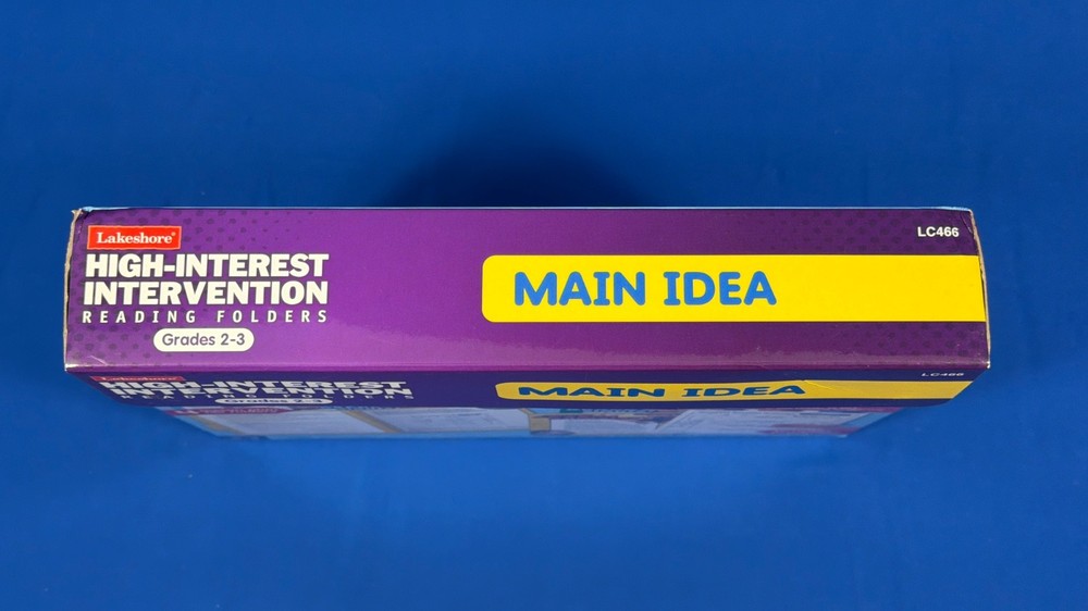 LAKESHORE HIGH-INTEREST INTERVENTION READING FOLDERS MAIN IDEA GR. 2-3