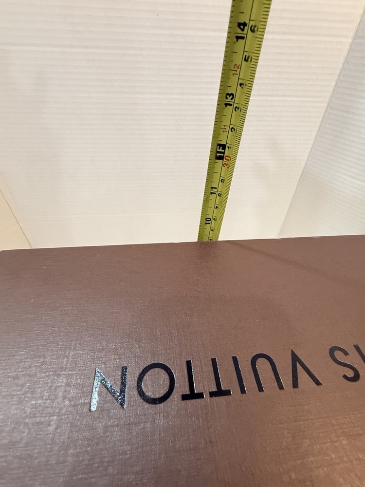 Louis Vuitton Large Gift Box Authentic LV Brown Rigid Storage Presentation Box