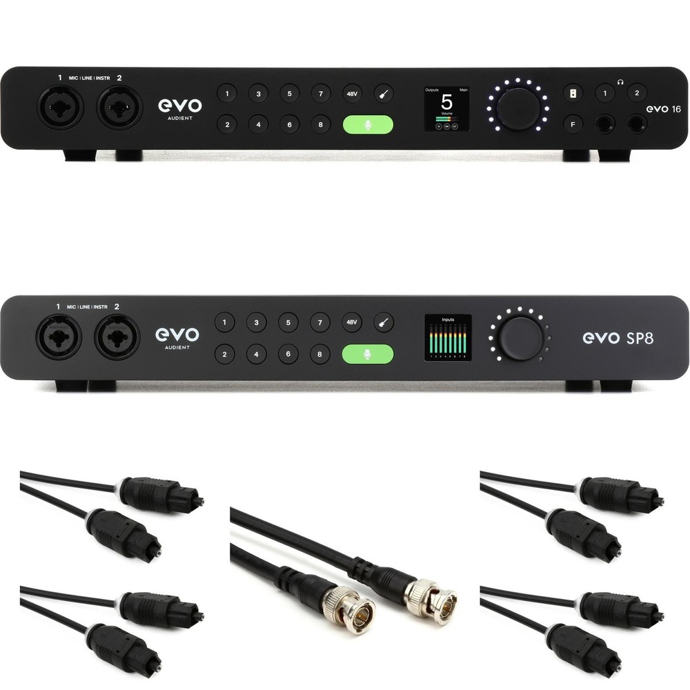 Audient EVO 16 USB Audio Interface 16 Preamp Bundle