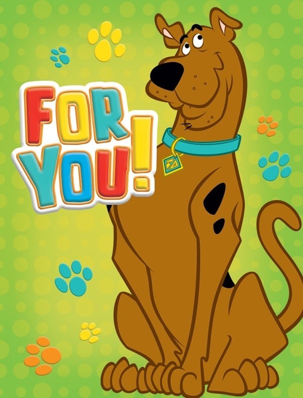 Scooby Doo For You! Gift Enclosure Card + Envelope