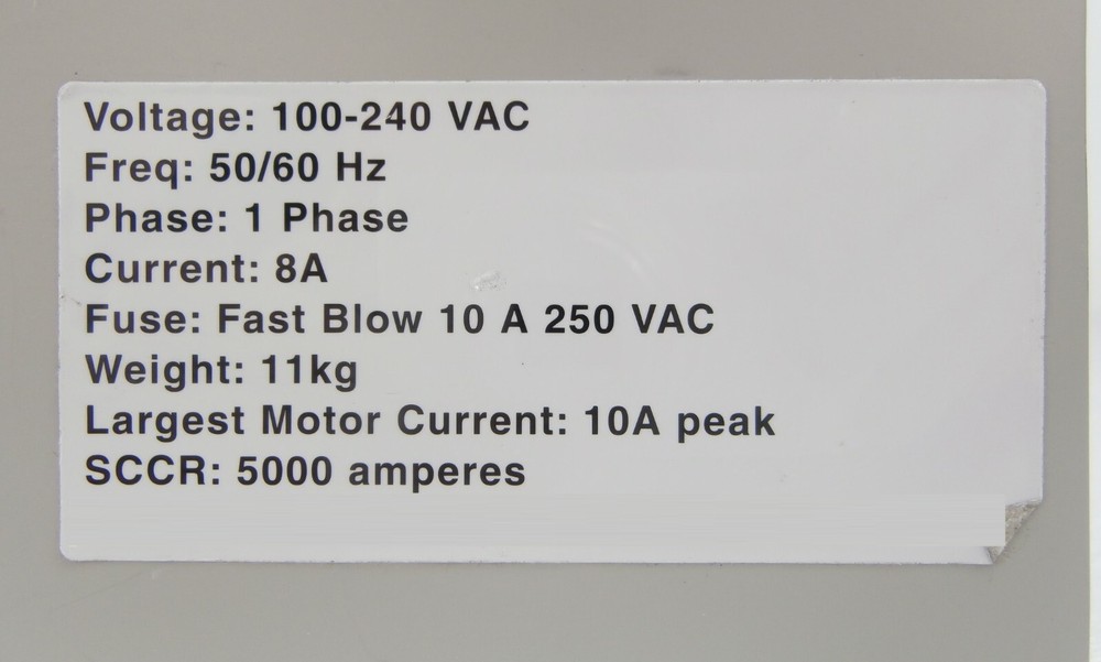 Brooks Automation 146828 Series 8 Robot Controller CHE Working Surplus
