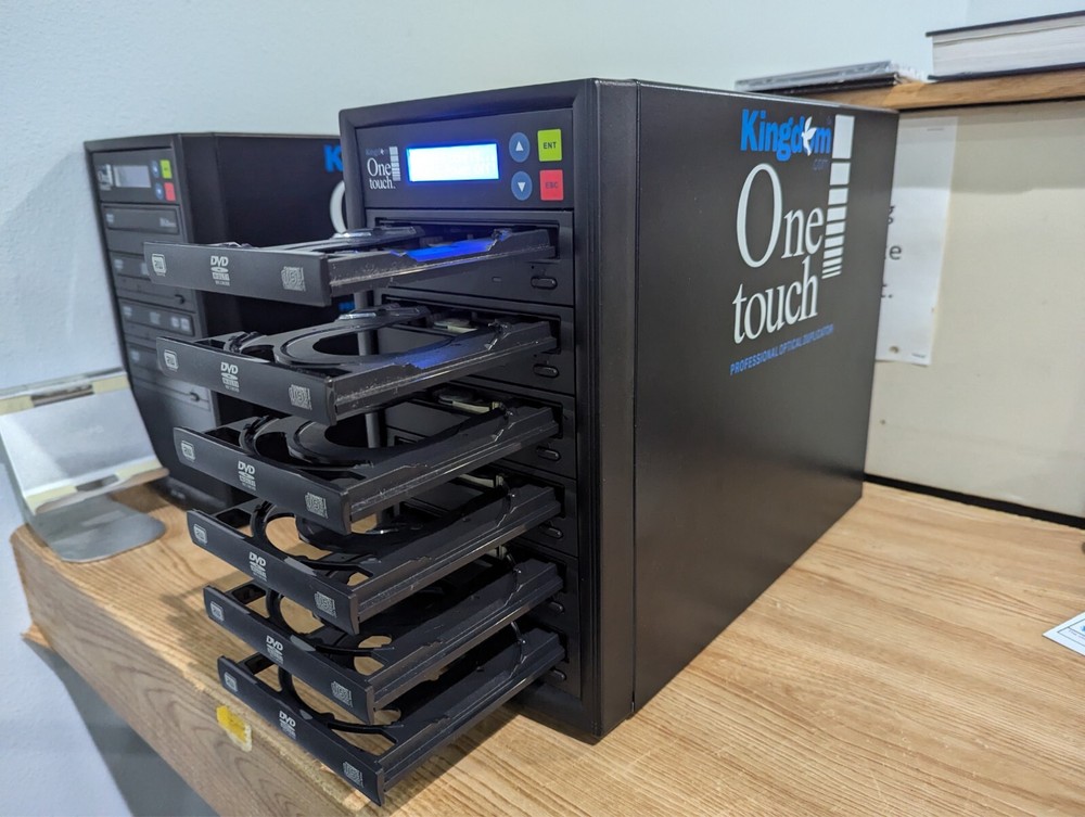Kingdom One Touch KDV5 Professional 5 Copy Optical DVD Duplicator