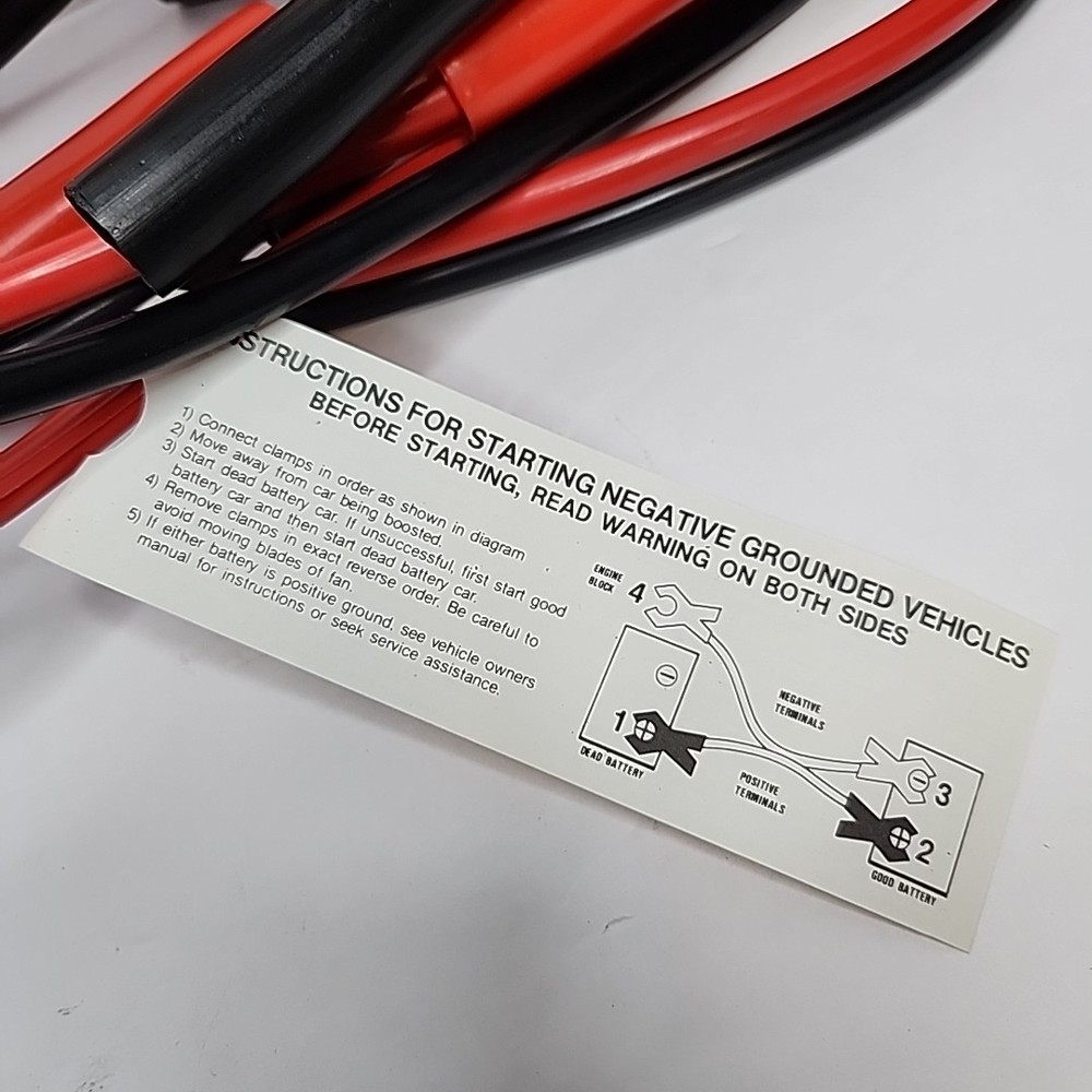 8ft Booster Jumper Cables