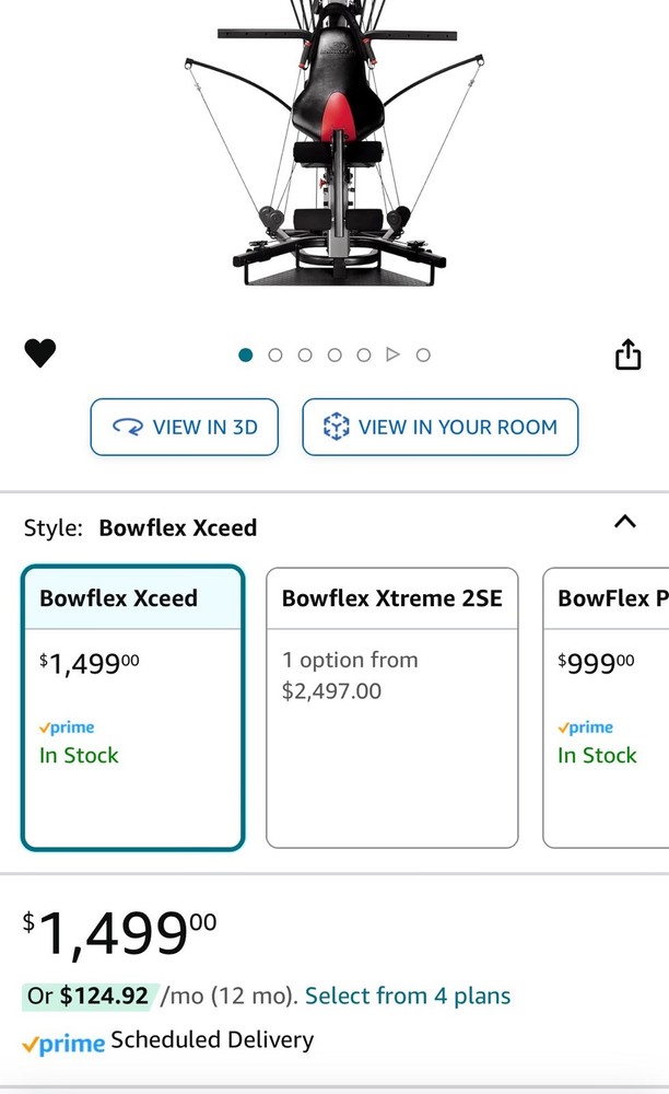 Bowflex Exceed New Condition
