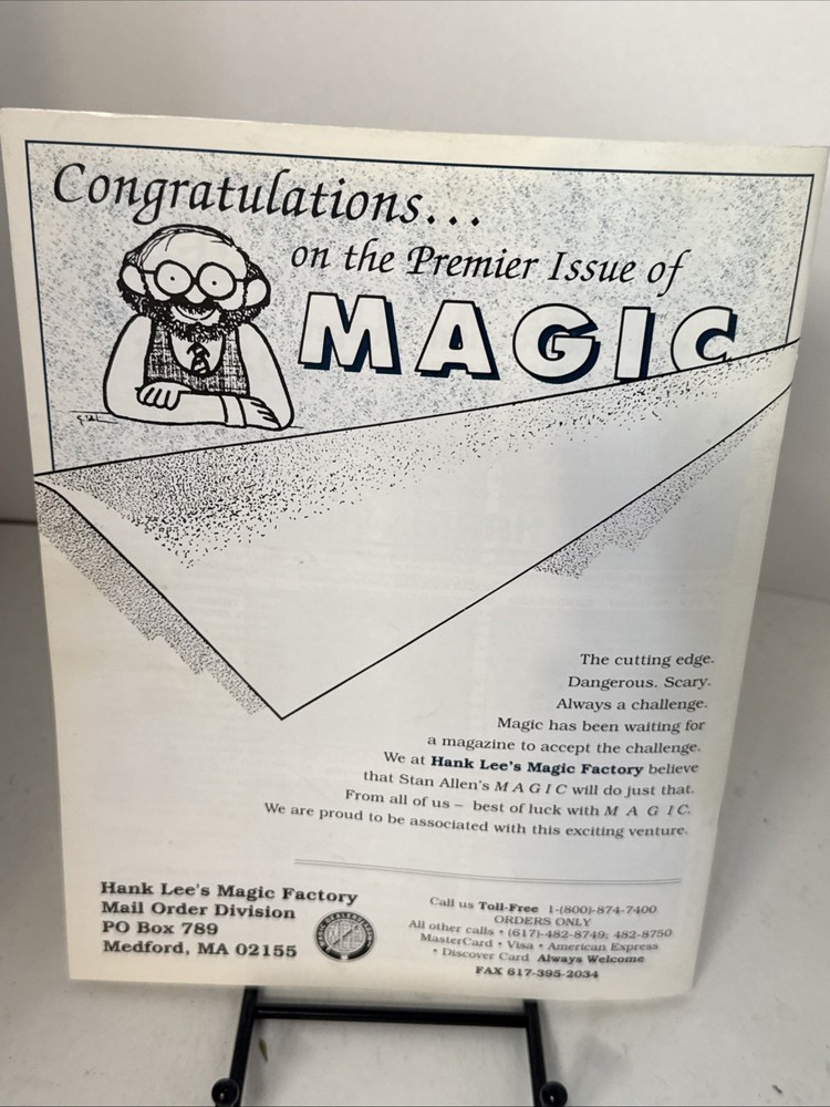 Lance Burton Magic Magazine Issue Sept 1991