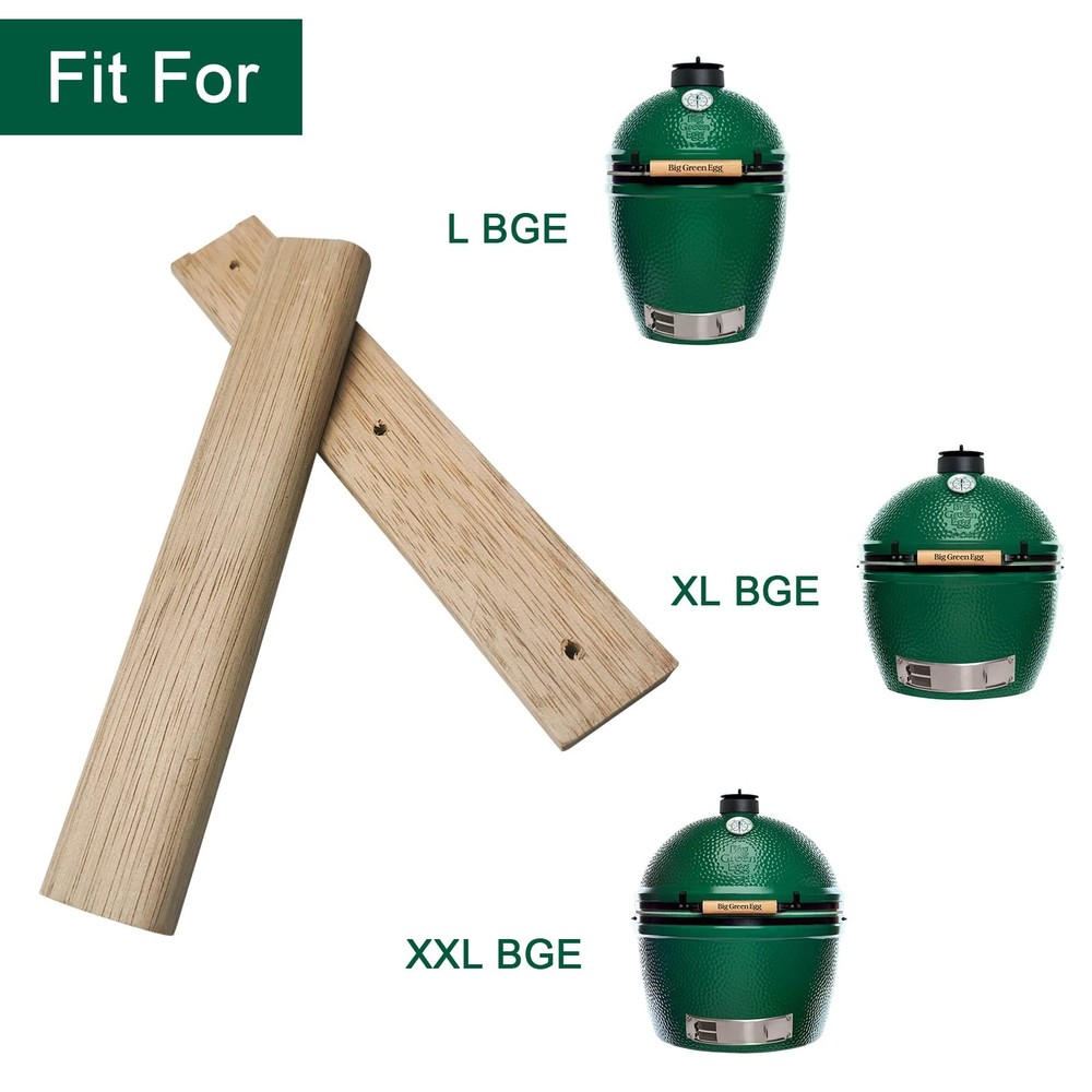 Quantfire 9" Handle Wood Block Replacement for Large Big Green Light Brown